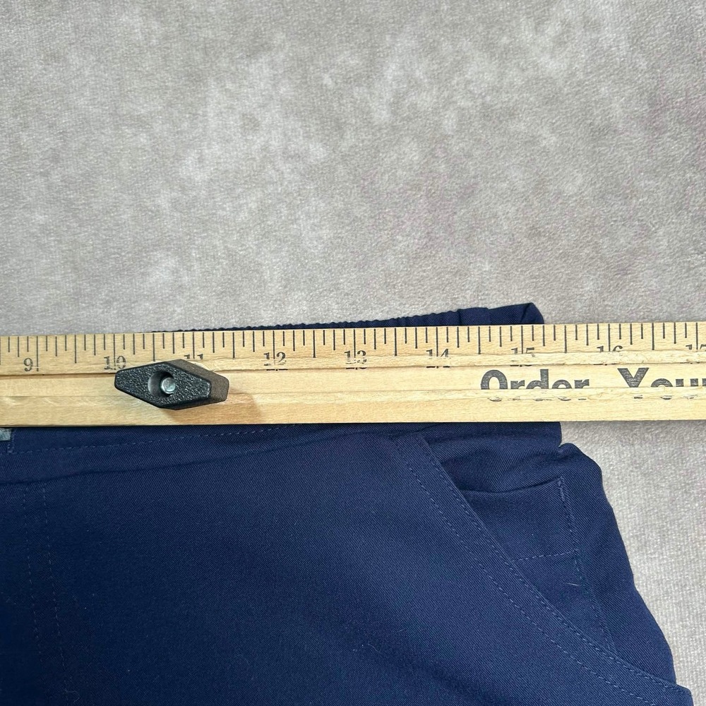 FIGS Navy Blue Technical Cargo Scrub Pants TW2000P Women Small Petite stain* - Picture 4 of 7